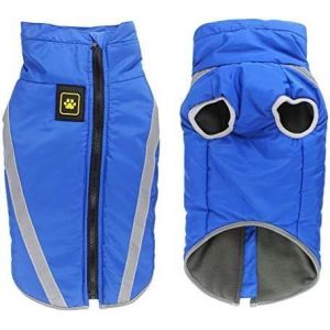 Manteau Imperméable Pour Chien, Manteau Chaud D'hiver, Vêtements Pour Animaux De Compagnie, Veste Pour Animaux De Compagnie, Veste Pour Chiens De Petite Et Moyenne Taille Avec Trou Pour Harnais - Neuf