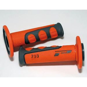 Progrip Handlebar Saisit 793, Cross, Gris/Orange, Pour 7/8 Pouces Guidon, Ferm&eacute;, Gris-Orange - Neuf