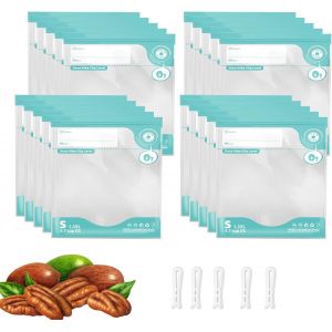 20 Sacs De Rangement Pour Scellant Sous Vide, 21×22Cm Sacs Réutilisables Pour Scellant Alimentaire Sous Vide, Idéal Pour La Conservation Des Aliments En Camping Vacuum Fresh Bag[MAC920167] - Neuf