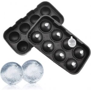 Eryi-Plateau Facile À Enlever - 8 Moules Géants En Silicone - Moule À Glaçons Durable Pour Enfants Avec Bonbons, Pudding, Gelée, Lait, Jus, Chocolat Ou Cocktails - Neuf