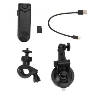 Enregistreur vidéo portable 1080P HD Réduction du bruit Vision nocturne Mini caméra de poche des forces de l'ordre 8GB - Neuf