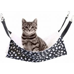 Hamac Confortable En Peluche Pour Petits Animaux - Idéal Pour Furets, Cochons D'inde, Chatons Et Chats - Facile À Nettoyer Et Portable - Neuf