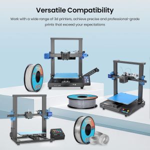 MEVRONISSHOP-Filament PLA - 1,75 mm - Transparent - 1 kg - Pr&eacute;cision dimensionnelle +/- 0,02 mm - Enroul&eacute; proprement - Emballage sous vide - Neuf