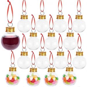 No&euml;l Pendentif Bouteille Avec Couvercle Set De 10 De Remplissage De La Pendaison Des Ornements Pour Le Pliage D&eacute;sireux De Papier De Bo&icirc;te De Rangement - Neuf