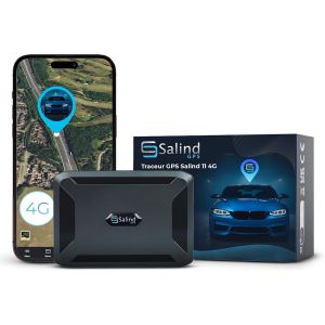 NouvelHorizonstore-SALIND GPS - Salind 11 4G Tracker GPS pour Voitures, Motos, camions- Aimant int&iquest;&iquest;gr&iquest;&iquest; pour Un Placement Fixe et s&iquest;&iquest;curis&iquest;&iquest;- Longue dur&iquest;&iquest;e de Vie de la Batterie- Tracker GPS avec Suivi e - Neuf