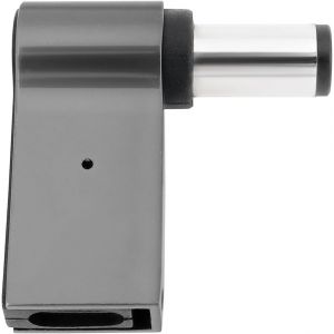 1Pc Chargeur d'ordinateur Portable Coud&eacute; 100 W PD Convertisseur &agrave; 90 Degr&eacute;s Type C Femelle vers DC 7,4 Mm X 5,0 Mm Grande Prise Aiguille Compatible avec HP Elitebook 2530p 2730p 2540p - Neuf