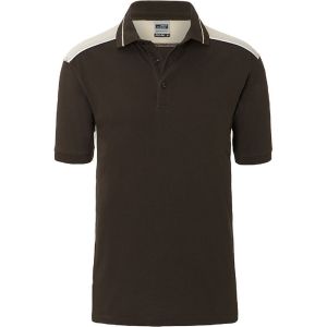 Polo De Travail - Homme - Jn858 - Marron - Neuf