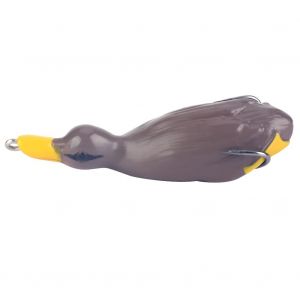 Appat Artificiel Souple En Pvc Pour La Peche En Surface, Leurre Pour Peche En Eau Douce (Marron) - Neuf