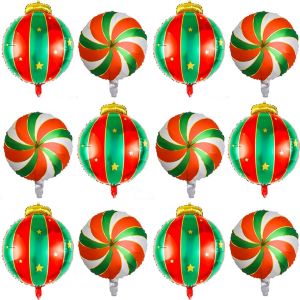 KALANKA-Ballons de Noël,Decoration Noel Ballon,Ballon Gonflable Noel,Decoration Noel Arche Ballon,Ballons en Aluminium de Noël,Ballons de Noël pour Décorations de Fête de Noël (coloré C) - Neuf