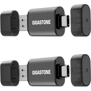 USB 16 Go Lot de 2, Dual connecteur USB Type-C et USB Type-A, OTG 2-en-1 Cl&eacute; USB, Z40 USB 3.2 Gen 1, M&eacute;tal Style, fiable, Durable, Compatible avec Interface USB 2.0 / USB 3.0 / USB 3.1 - Neuf