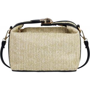 RFCBC-Straw Sac à bandoulière pour femme, grande capacité, avec sangles réglables amovibles, petit sac à main pour femme, pour les voyages, le shopping, la plage - Neuf