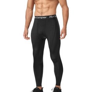 Jexnovashop-Pantalon De Compression Pour Hommes,Pantalon De Course &Agrave; Pied Collant Pour Hommes,Pantalon Long Sport &Agrave; S&eacute;chage Rapide Parfait Pour L'entra&icirc;nement Athl&eacute;tique,Fitness,Basketball, Gymnase - Neuf