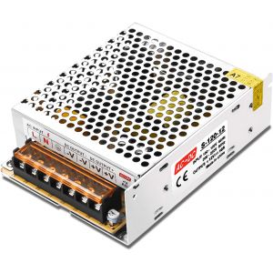 LEDMO 12V 10A Convertisseur AC 110/220V to DC Commutation Alimentation 120W pour CCTV,Radio,Projet Informatique, LED Light Strings - Neuf