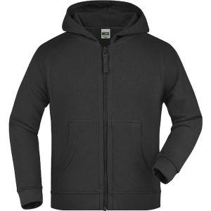 Gilet Sweat Enfant &Agrave; Capuche Jn059k - Noir - Neuf