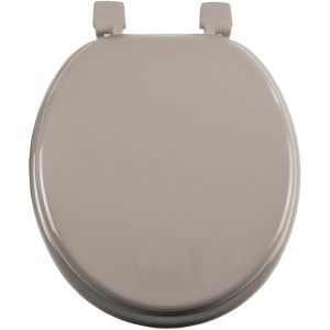 KAL-, Abattant De Wc (37 X 47 Cm) Vitamine Taupe, Mdf - Neuf