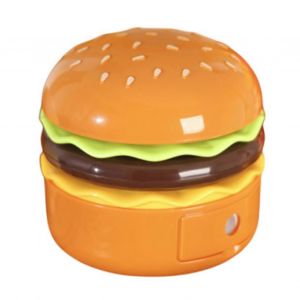 Lampe De Table Hamburger Avec Taille-Crayon Forme Cr&eacute;ative Tuyau Flexible Conception 2-En-1 Lampe De Chevet Multifonctionnelle - Neuf