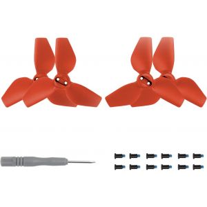 H&eacute;lices Pour Dji Neo 2016s H&eacute;lice Suppl&eacute;mentaires Propellers Avec Vis Outils (Rouge-2 Paires) - Neuf