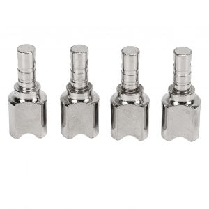 Lot de 4 coupelles de differentiel RC en acier haute resistance, taille precise, pour ARRMA 1/7 1/8, argent - Neuf