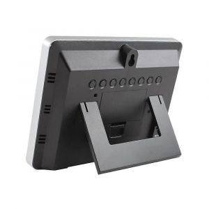 Station météo Thermohygromètre avec Écran Couleur, Capteur de Température, l'Humidité, le Moniteur et la Fonction d'Alarme - Neuf