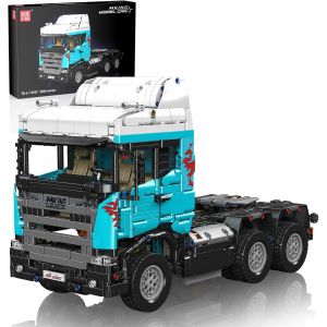 13203 Kit De Mod&eacute;lisation T&eacute;l&eacute;command&eacute;e Sca Tractor Camion Briques De Construction Chariot De Remorquage M&eacute;canique Compatible Avec D'Autres Marques (2060 Pi&egrave;ces) - Neuf