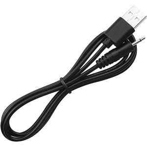 Baguette De Massage Câble De Charge Rapide Remplacement 5v Alimentation Usb Fil De Chargeur Vers Dc 2,5mm Pour Masseurs Sans Fil (Noir) - Neuf