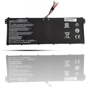 AOAL-Ac14B3K Ac14B8K Batterie,Compatible Avec Acer Aspire E15 Es1-512 E17 E5-771 E5-771G R11 R3-131T R13 / Travelmate B115 P238 P276 P449 P459 X349-M X349-G2-M/Gateway Ne511 Ne512 Ne513 Ne527 - Neuf
