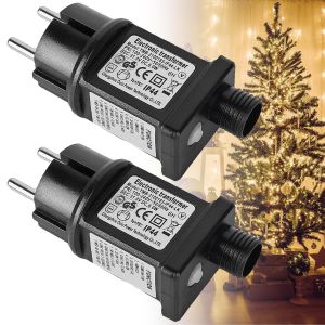Jgd-Alimentation Led 31 V, Adaptateur Secteur Avec Fonction M&eacute;moire Et Minuterie, Transformateur Led 8 Modes, Adaptateur De Remplacement 6 W, Adaptateur Basse Tension Pour Guirlandes Lumineuses De No - Neuf