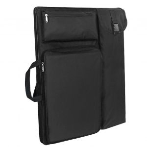 Sac &agrave; dos &eacute;tanche pour artistes | Sac de rangement ext&eacute;rieur r&eacute;sistant | Sac &agrave; dos de dessin noir, id&eacute;al pour les voyages - Neuf