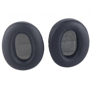 Coussinets d'oreille de remplacement Mousse d'isolation phonique en cuir protéiné souple Coussinets d'oreille épaissis pour casque WH XB910N bleu - Neuf
