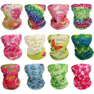Trahoo-Multifonction Bandanas Sans Coutures Tour De Cou Echarpe Bandana Foulard De Tete Magique Tube Masque Bandeau De Sport Pour Festivals De Musique, Raves, Équitation,Moto - Neuf