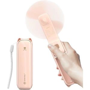 Mini ventilateur portable 3 en 1, ventilateur de voyage portable, petit ventilateur de poche pliable, rose - Neuf