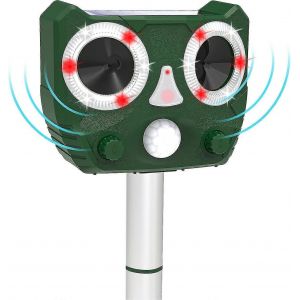 Outdoor Ultrasonic Cat Repellent Mole Repellent Dog Repellent - Neuf