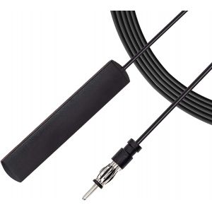 1 Pc Antenne Autoradio Universel Pare-Brise Cach&eacute; Support Adh&eacute;sif Antenne Radio Am FM pour Piste de V&eacute;hicule SUV St&eacute;r&eacute;o Audio R&eacute;cepteur CD Media Player Amplificateur - Neuf