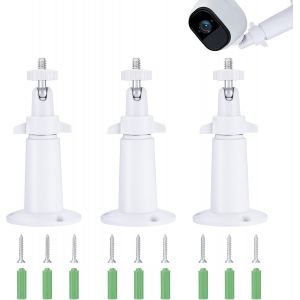Support Mural Pour Caméra De Sécurité Support Pour Caméra De Sécurité Réglable Intérieure/Extérieure Compatible Avec Arlo Blink Cctv Blanc 3 Pièces - Neuf