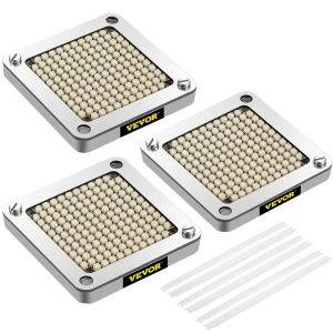 Couteau Coupe-Frites,6,35 Mm,3 Lames De Rechange Avec 6 Couteaux Suppl&eacute;mentaires,Bloc Poussoir En Acier Inoxydable Pour Couper Pommes De Terre,Carottes,Oignons,Concombres,Champignons - Neuf