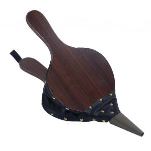 Chemin&eacute;e en bois Soufflet, en Cuir de mode ventilation pour les foyers, 40 x 17,5 cm, Facile &agrave; Utiliser pour les Barbecues et vos barbecues - Neuf