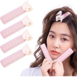 KAL-Pince À Racine De Cheveux, 4 Pcs Pinces À Racine De Cheveux Volumisantes, Bigoudi De Volume De Cheveux Moelleux Naturel, Fer À Friser Portable, Convient Aux Cheveux Longs Et Courts - Neuf