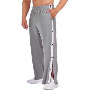 Slep-Pantalon De Jogging Pour Homme Pantalon De Rééducation Ouverture Latérale Avec Boutons-Pression Latéraux - Pantalon De Sport Postopératoire - Neuf