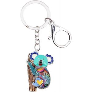 KAL-Joli Porte-Clés En Alliage Australien Koala Pour Femme Et Fille - Neuf