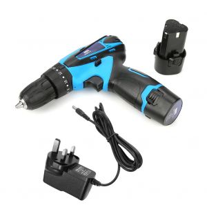 Perceuse a percussion sans fil 12 V, tournevis electrique rechargeable (prise britannique, 220 V) - Neuf