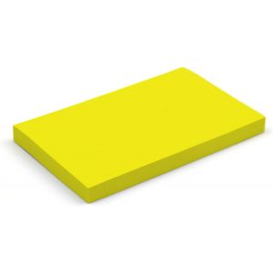 Evergreen Goods&iquest; Lot De 3 Blocs De Notes Adh&eacute;sives De Couleur Jaune Fluo|Autocollants Amovibles|100 Feuilles Par Bloc-76x127 Mm|Rappels,T&acirc;ches &Agrave; Faire,M&eacute;mo - Neuf