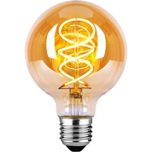 Kal-Ampoule Led E27, Ampoule E27 Vintage Dimmable 4w G80 Ampoule Led E27 Blanc Chaud 2700k 360lm Edison Décorative Rétro Ampoule Vintage Antique Lampe Equivalent À Incandescente 40w, Lot De 1 - Neuf