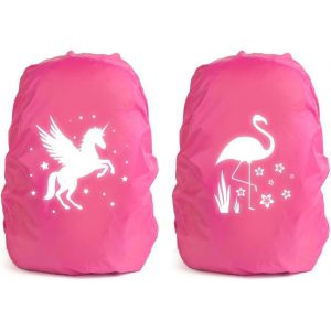 ERYI-Housse Sac A Dos Impermeable Réfléchissante 35L, Protection Sac À Dos, Protege Sac A Dos Réfléchissante, Housse De Pluie Réutilisable Pour Camping Randonnée Voyage Cyclisme - Neuf