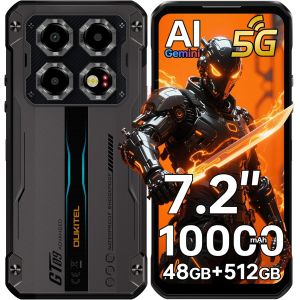 OUKITEL WP60 5G Smartphone 7.2" 48GO+512GO 108MP Dual SIM/NFC Noir - Neuf