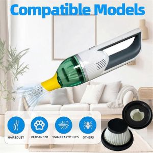 Lot de 4 filtres de rechange lavables pour aspirateur compact Horsepower Duck Vac - Neuf