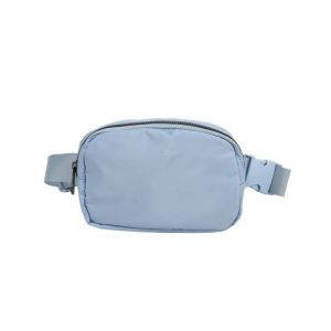 Sac banane d'ext&eacute;rieur bleu ciel &eacute;l&eacute;gant - Sac banane en nylon durable avec ceinture r&eacute;glable pour femme, parfait pour la randonn&eacute;e, la course &agrave; pied et plus encore ! - Neuf
