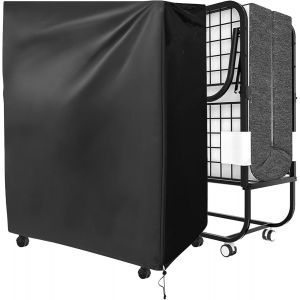 Housse Lit Pliant,Housse De Rangement Lit Pliant,Housse Protection Lit Pliant,Housse De Rangement Pour Lit D'invité En Intérieur Et En Extérieur Avec Fermeture Éclair-Noir . (99*38*114cm,Noir) - Neuf