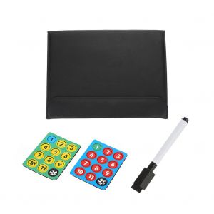 Tableau De Strategie Magnetique Pliable Pour Entraineur De Football, Avec Stylo Et Aimants - Neuf