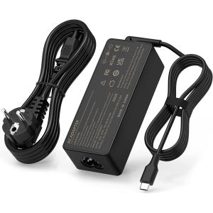 THEF-65W Chargeur PC USB C Adaptateur Secteur Type C pour Lenovo ThinkPad T480 T480s T490 T580 T590 Yoga 720 730 910 920 C930 Tablette Lenovo X1 Carbon 5th 6th 7th Chromebook 100e 300e Ordinateur Por - Neuf