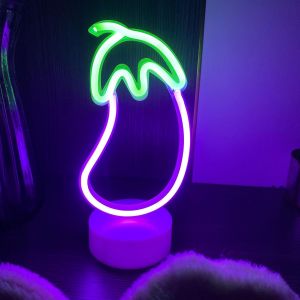 Bnhgc-Enseigne Au Néon Décoration De Table Murale À Led Veilleuse Usb/Néon De Nouveauté À Piles Pour Cadeau D'anniversaire De Noël Fête Enfants Salon Décoration De Mariage Cadeau Pour Enfants - Neuf